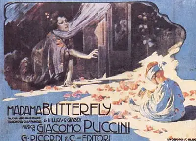 Adolfo Hohenstein, Public domain, via Wikimedia Commons Madame Butterfly tickets