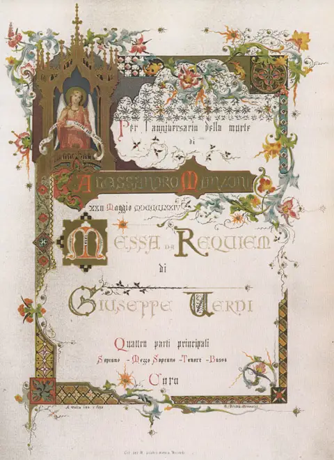 Unknown authorUnknown author, Public domain, via Wikimedia Commons Verdi's Requiem tickets