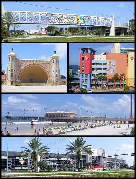 DaytonaBeach_Collage.jpg: Gamweb
derivative work: AndrewAvitus (talk), CC BY-SA 3.0, via Wikimedia Commons Events in Daytona Beach